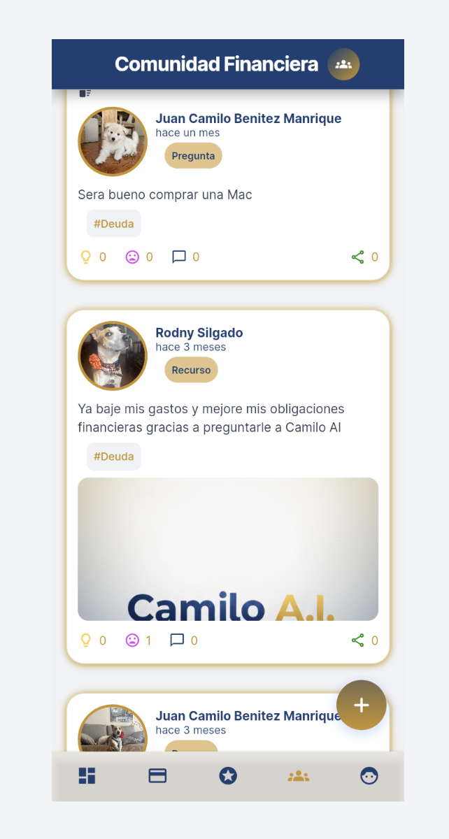 Comunidad financiera.